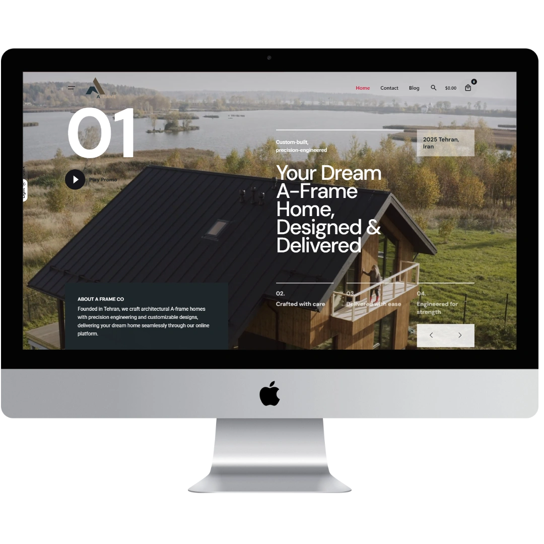 A Frame Co – Website Design & Development